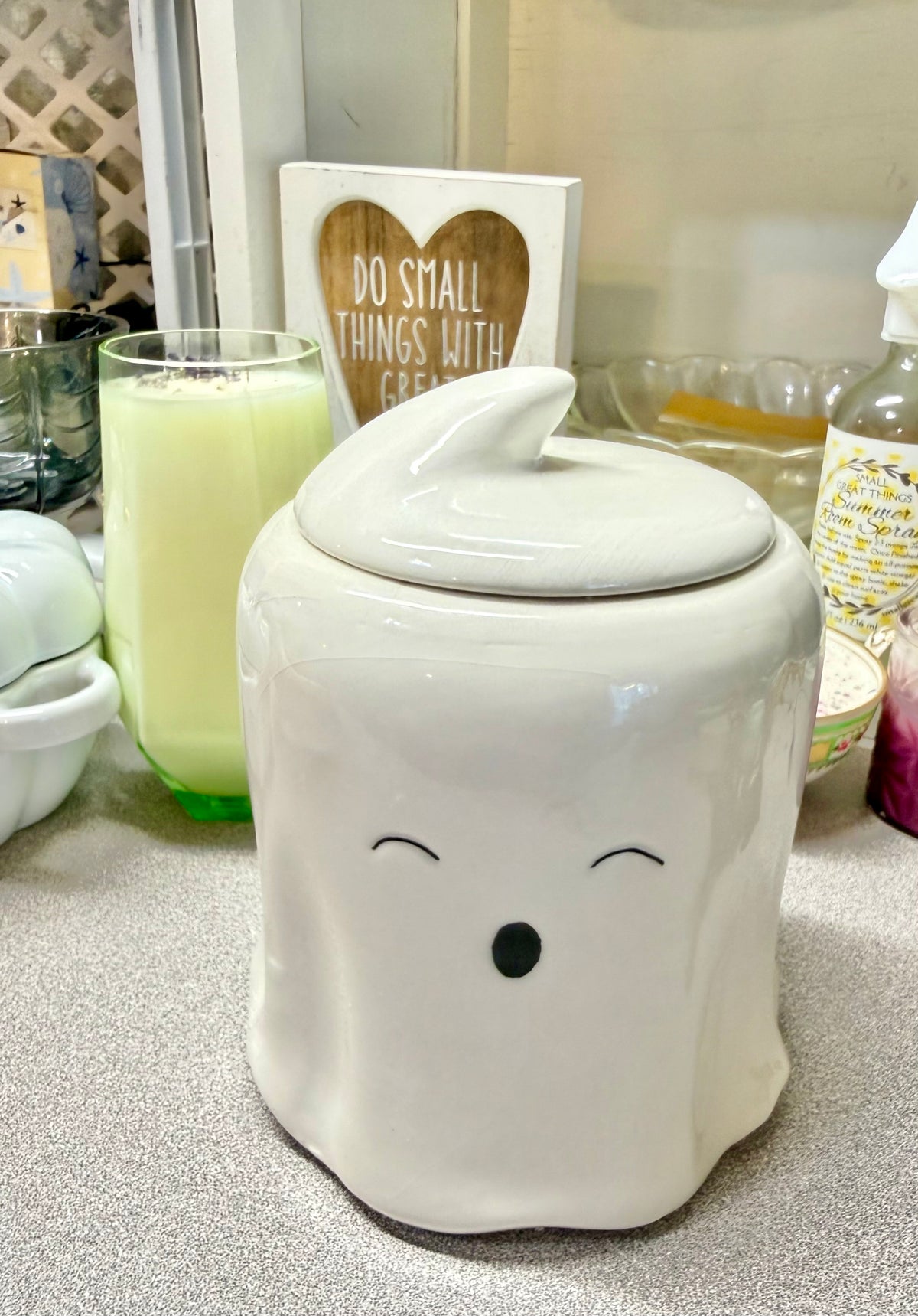 Ghost Cookie Jar Candle