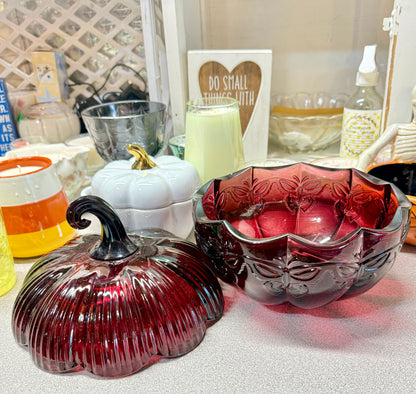 Butterfly Pumpkin Candle