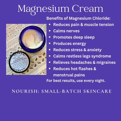 Magnesium Cream | For Sleep, Tension, & Vitality
