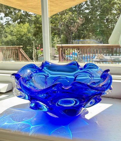 Cobalt Blue Custom Candle
