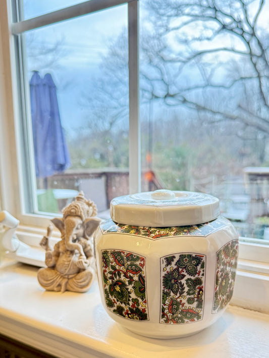 Vintage Chinese Canister Soy Wax Candle