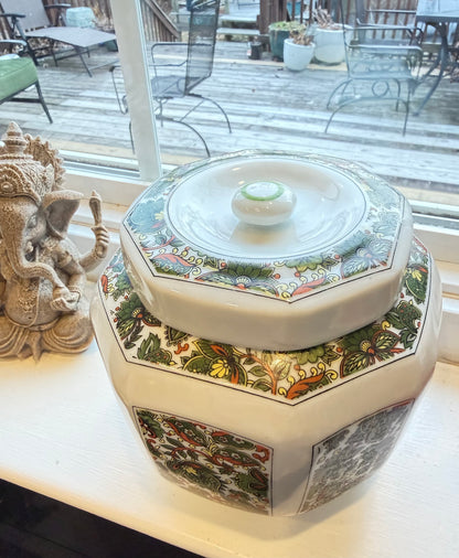 Vintage Chinese Canister Soy Wax Candle