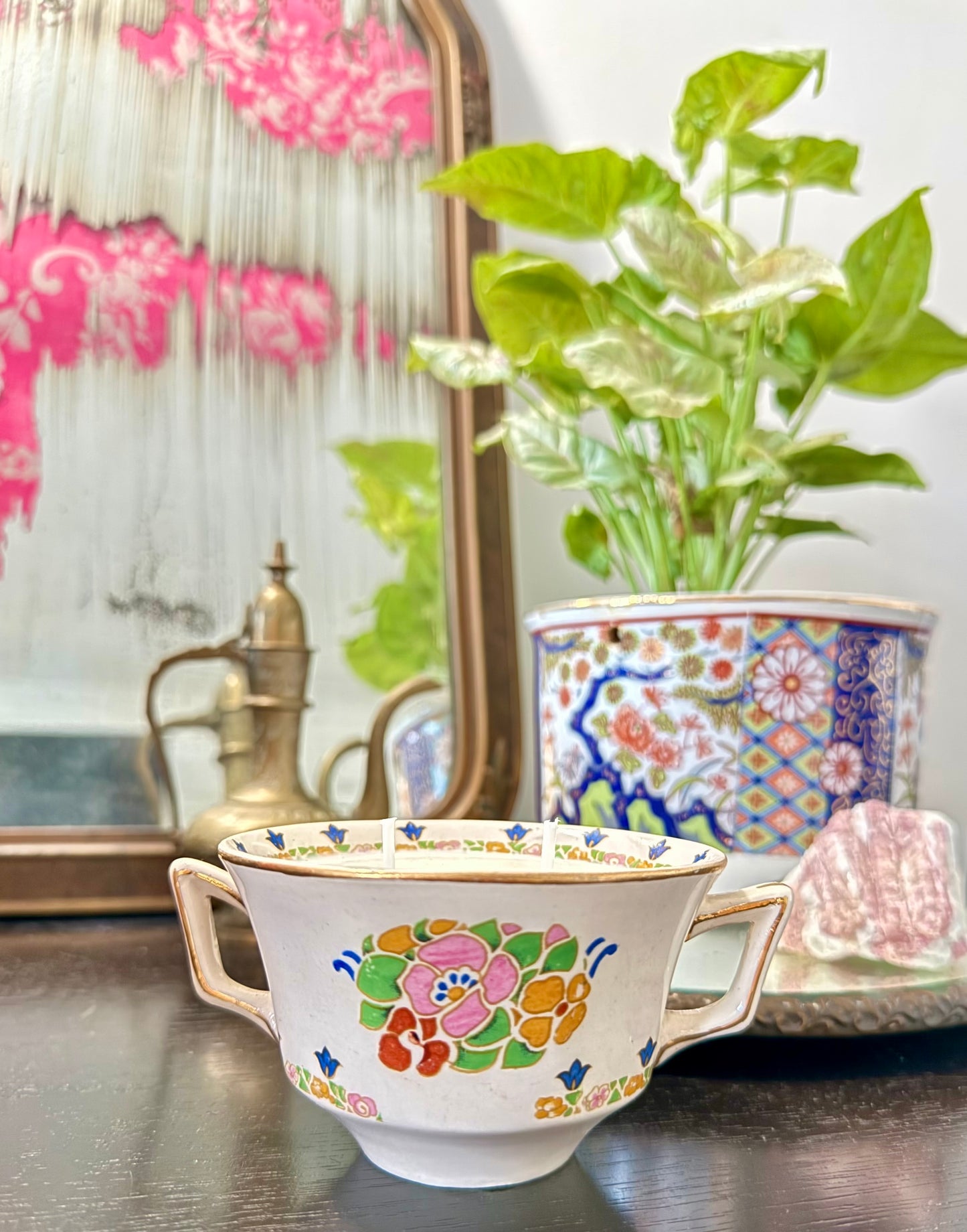 Vintage Tea Cup Soy Wax Candle