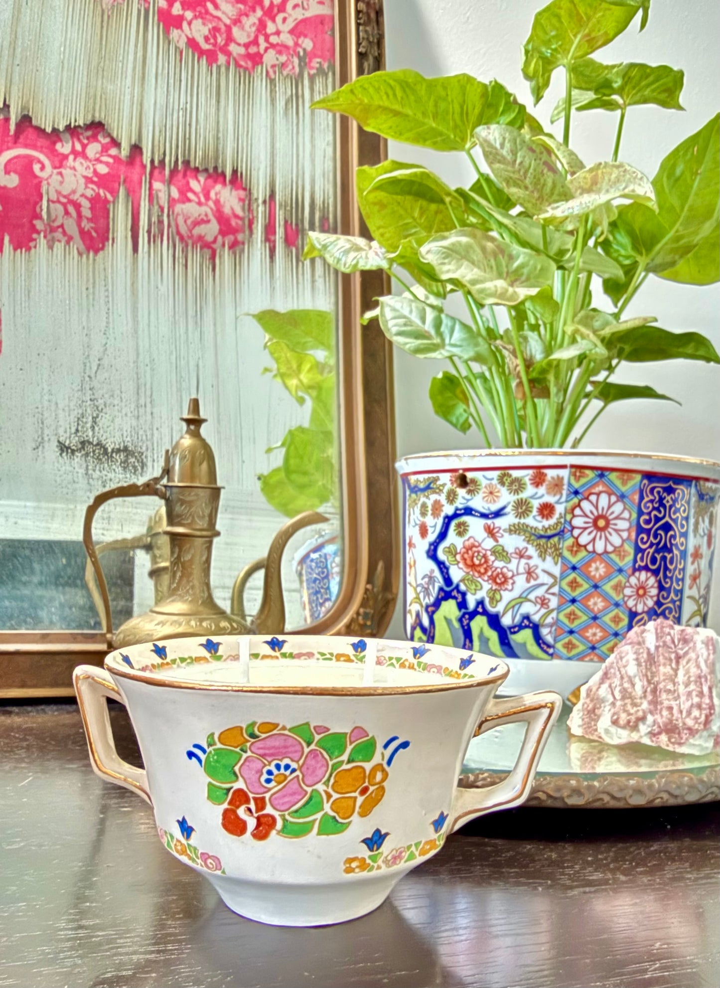 Vintage Tea Cup Soy Wax Candle