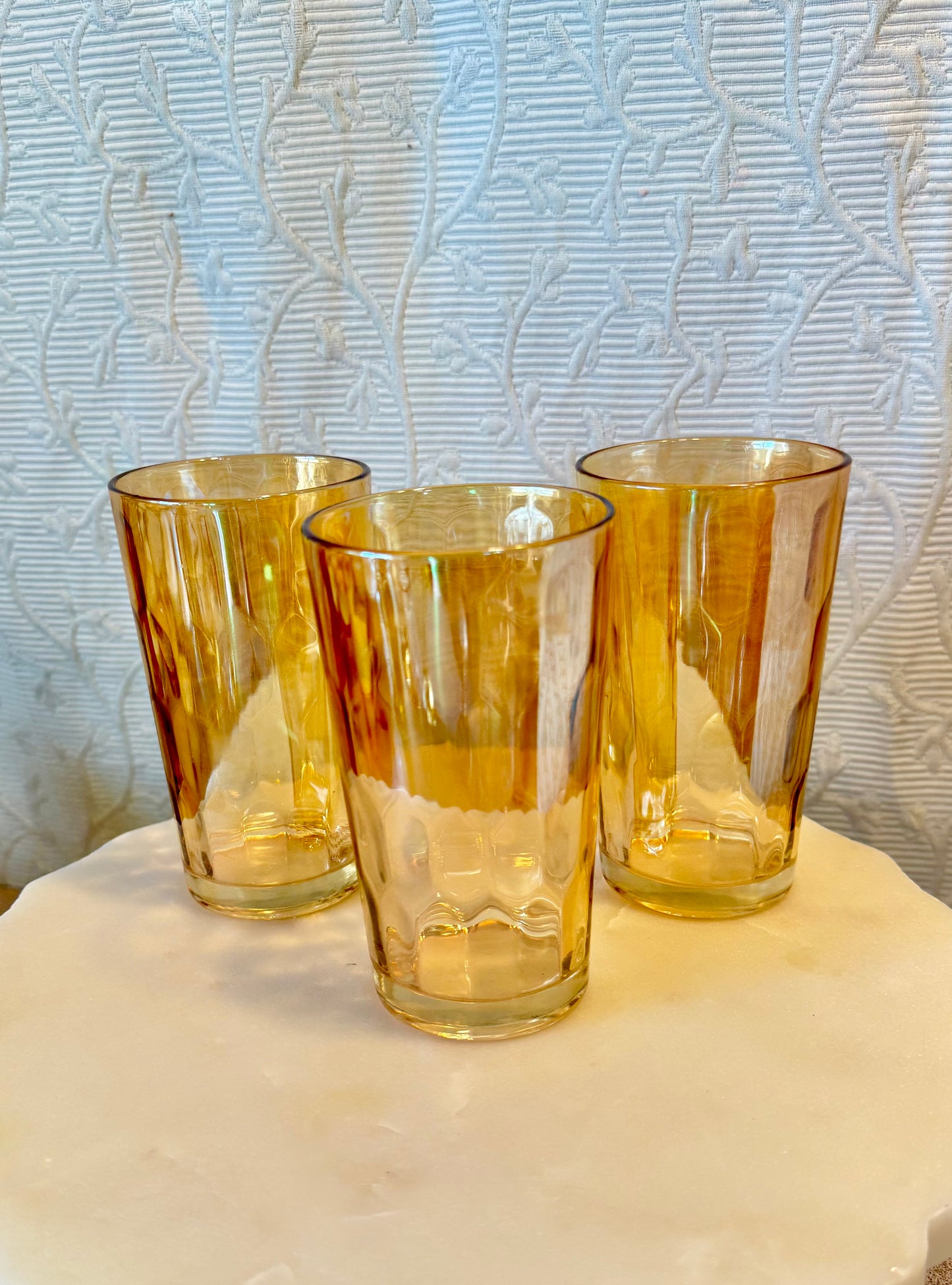 Iridescent Juice Glass Custom Candle