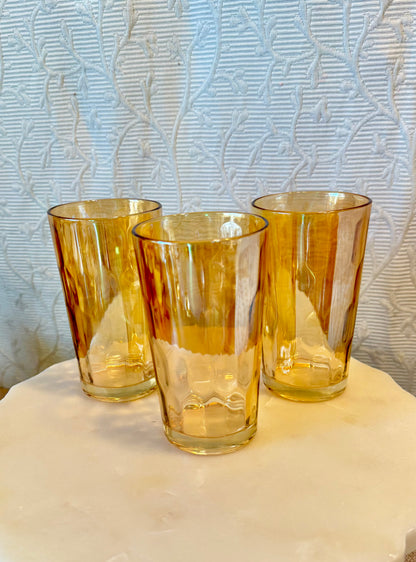 Iridescent Juice Glass Custom Candle