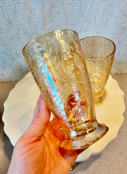 Vintage Juice Glass Custom Candle