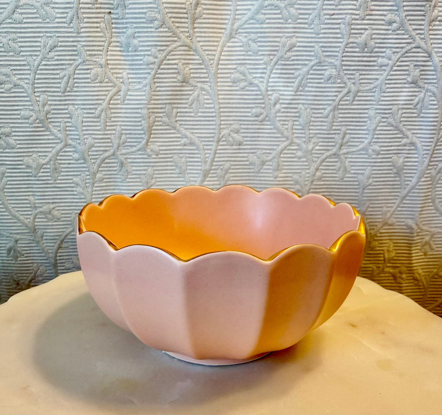 Blush Pink Bowl Custom Candle