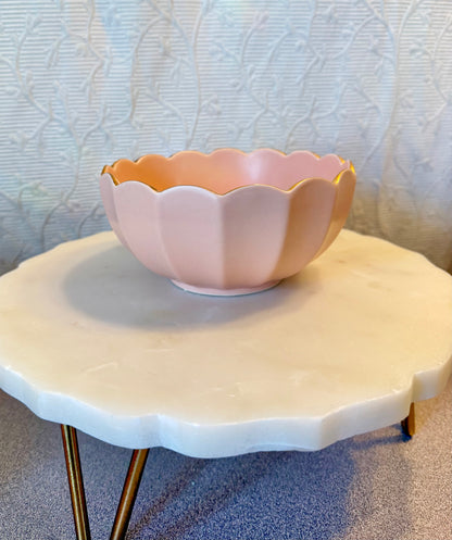 Blush Pink Bowl Custom Candle