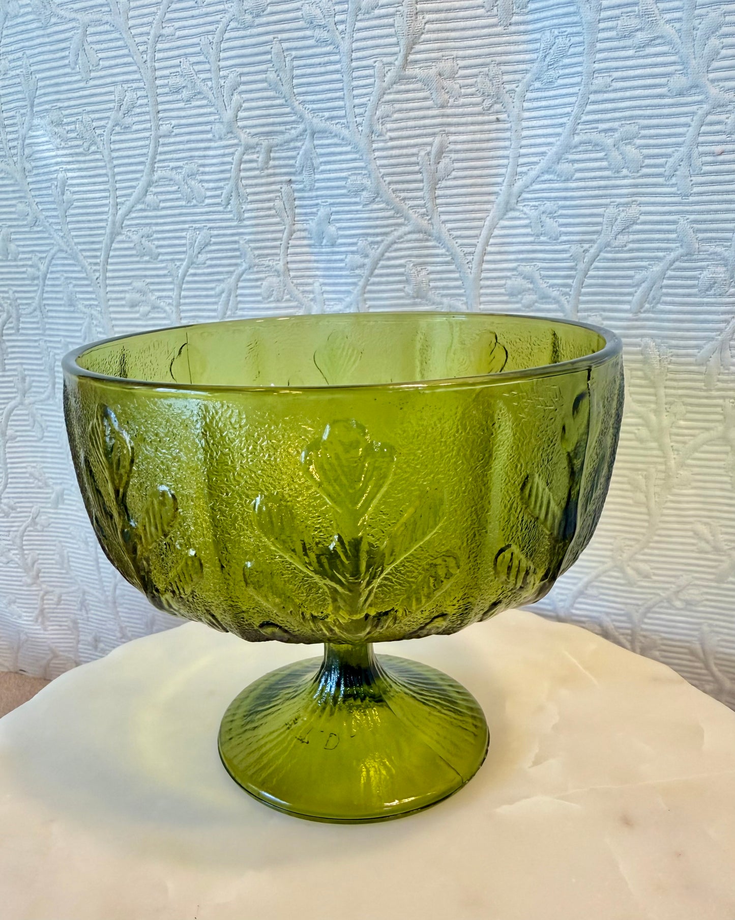 Vintage Green Compote Custom Candle
