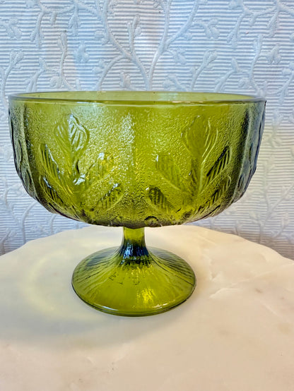Vintage Green Compote Custom Candle