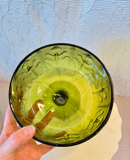 Vintage Green Compote Custom Candle