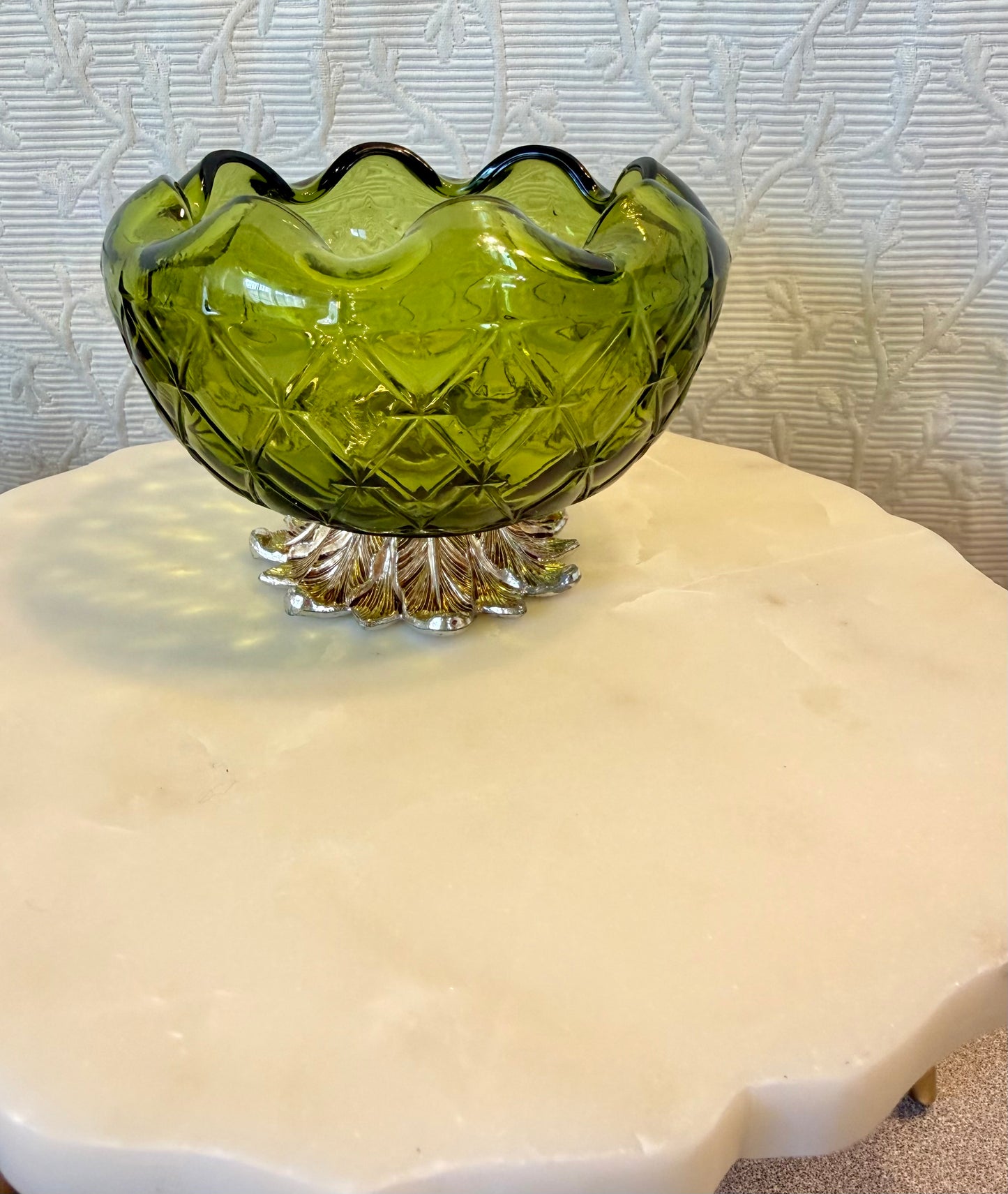 Green Vintage Duette Custom Candle
