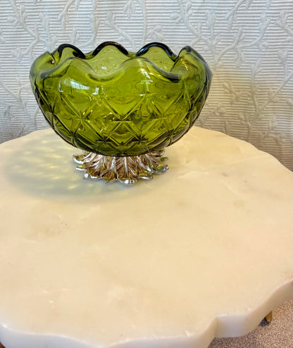 Green Vintage Duette Custom Candle