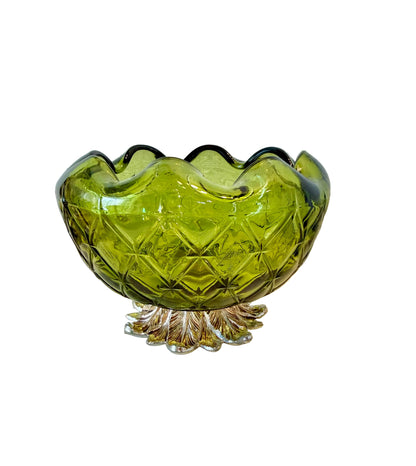 Green Vintage Duette Custom Candle