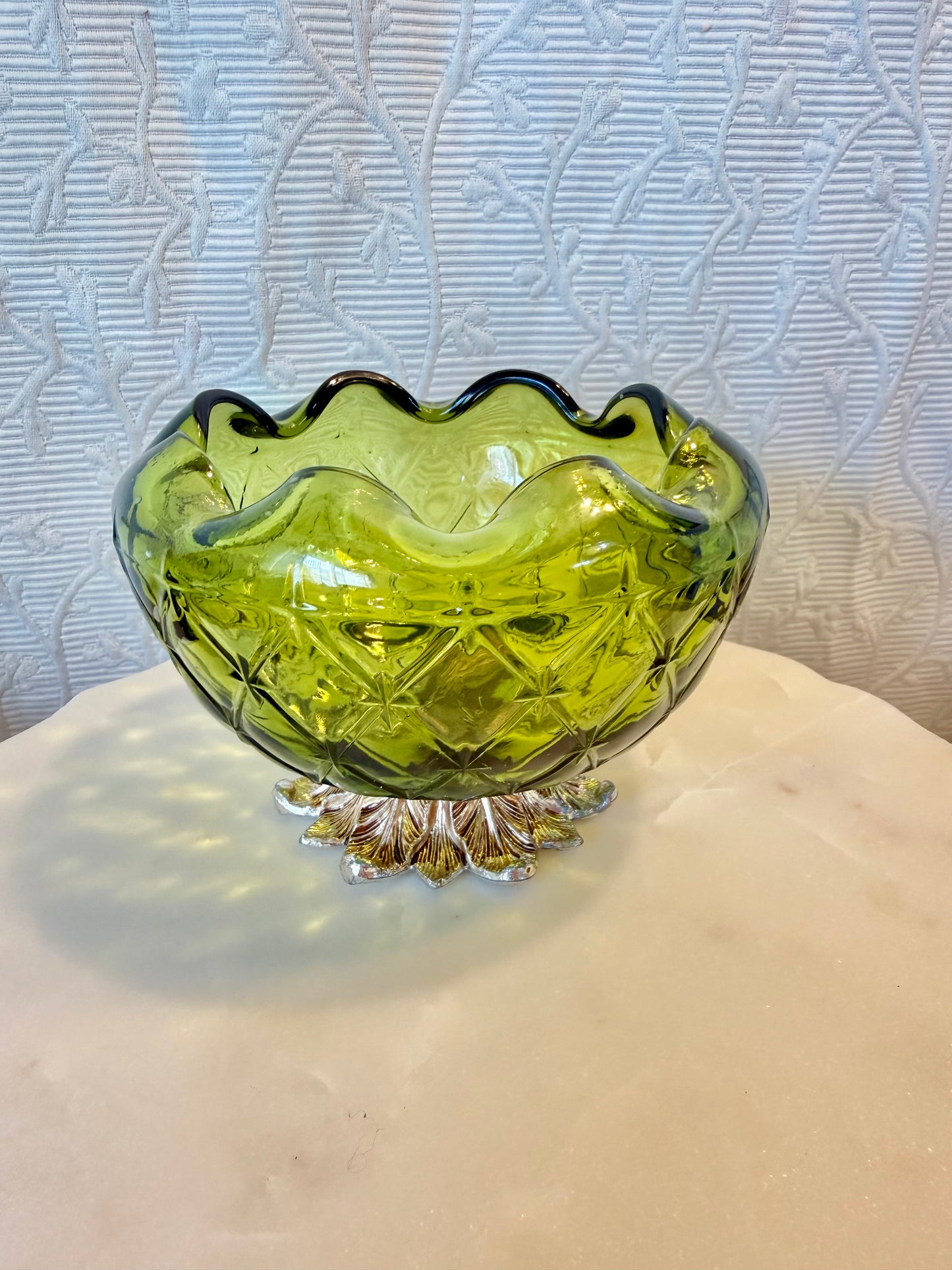 Green Vintage Duette Custom Candle