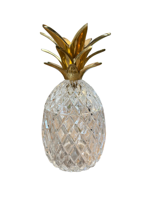 Crystal Pineapple Candy Dish Custom Candle