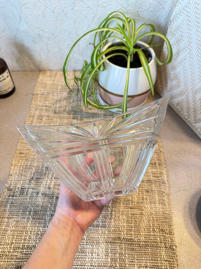 Square Crystal Bowl Custom Candle