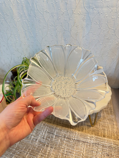 Frosted Flower Bowl Custom Candle