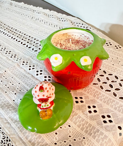 Sweet Nostalgia: Strawberry Shortcake Cookie Jar Candle