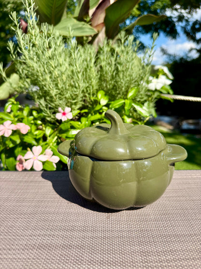 Ceramic Pumpkin Cocotte Custom Candle
