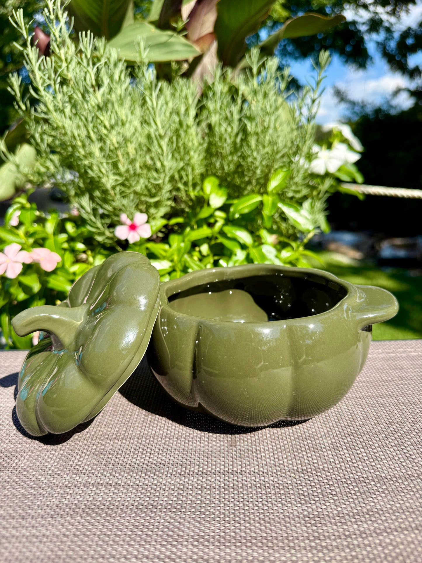 Ceramic Pumpkin Cocotte Custom Candle