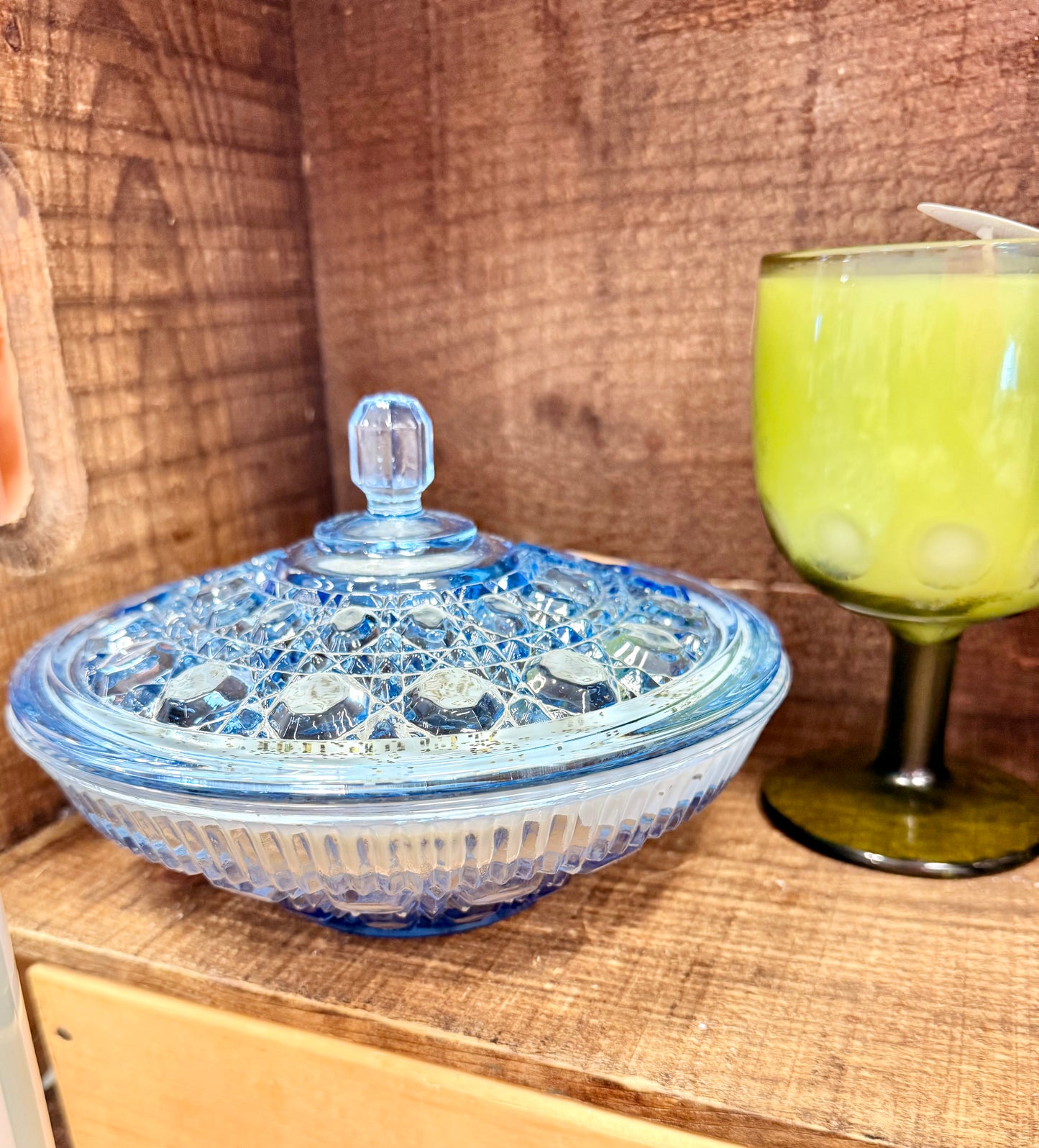 Vintage Candy Dish Soy Wax Candle