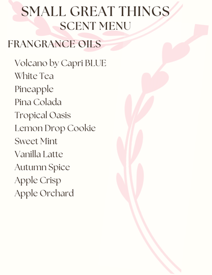 Anchor Hocking Avocado Bowl Custom Candle